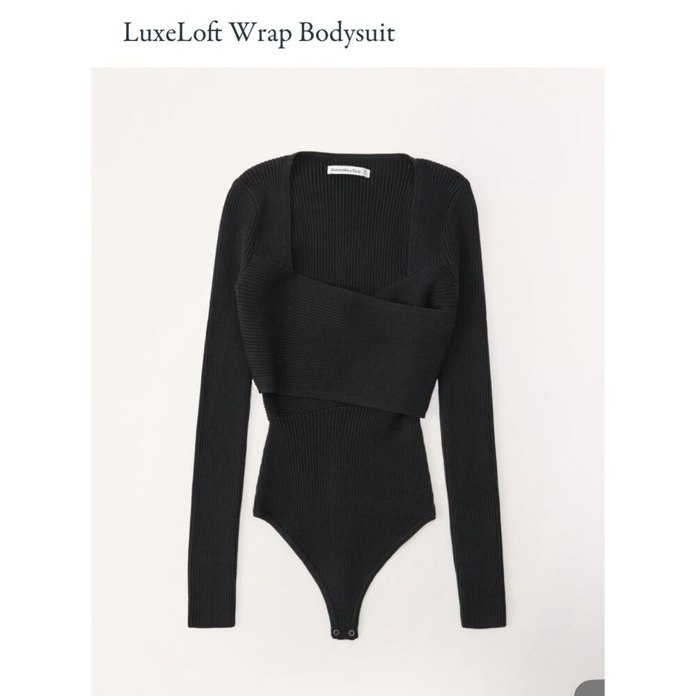Abercrombie and Fitch LuxeLoft Wrap Sweater Bodysuit